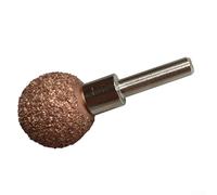 Tête de meulage de pneu avec adaptateur d'arbre, grande boule tampon pour réparation de pneus, compatible avec les meuleuses pneumatiques à grande vitesse (adaptateur haute vitesse)