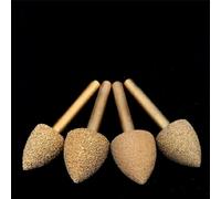 Tête de meulage diamantée, meule abrasive brasée, bloc de meulage en fonte, pierre, marbre, poignée de 6 mm, mèche de polissage diamantée, 46, 18 mm