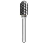 Tête de meulage en acier au tungstène, lime rotative en carbure, fraise cylindrique, fraise à fente simple et double(Single slot 8MM)
