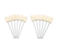 Tête de meulage en laine de 65 mm de long manche de 3 mm pour outils rotatifs utilisés sur des surfaces dures (3 x 8)