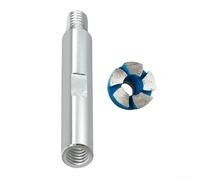 Tête de meule de 2,5 cm pour meuleuse d'angle parfaite pour le béton, la pierre et la maçonnerie avec design en acier traité thermiquement (avec tige de 140 mm)