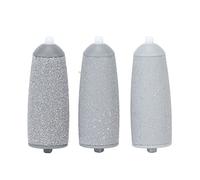 Tête de meuleuse de pied électrique professionnelle, remplacement de 3 pièces, conception incurvée, rouleau de meulage pour pieds doux, durs, secs et sensibles, matériau ABS