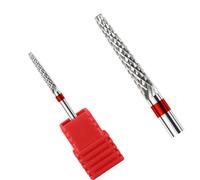 Tête de meuleuse multi-formes pour enlever les cuticules et l'entretien des ongles en acier