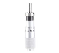 0-13 mm Tête de Micromètre, Outil de Mesure du Diamètre Intérieur Micromètre en Métal pour Réglage Fin de Divers Instruments de Précision(tête plate avec écrou)