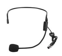 Tête de Microphone, 2 Pièces 3 Broches TA3F, Tête de Prise Portant Un Microphone Amplificateur, Microphone Filaire, Amplificateur Vocal pour Enseignants, Casque Microphone pour