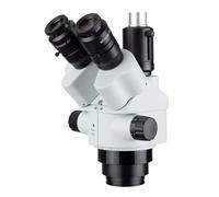 Tête de microscope stéréo à zoom trinoculaire simulfocal AmScope 7X-45X - Expédié depuis Moscou(SM745NTP)