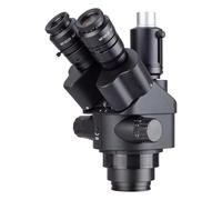 Tête de microscope stéréo à zoom trinoculaire simulfocal AmScope 7X-45X - Expédié depuis Moscou(SM745NTP-B)