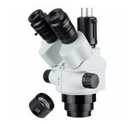 Tête de microscope stéréo à zoom trinoculaire simulfocal AmScope 7X-45X - Expédié depuis Moscou(With 0.5X)