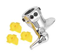 Tête de monture de changeur de pneu, accessoire de tête de canard Demount pour monte-démonte de pneu de voiture de moto en acier de 30mm avec 3 tampons en caoutchouc
