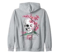 Tête de mort Bouddha Lotus Japon Rebirth Sweat à Capuche