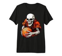 Tête de Mort de Basket-Ball T-Shirt Haut de Gamme