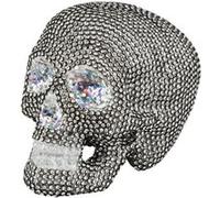 Boland Tête de mort 72125 avec strass Noir 19 x 15 cm