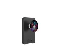 Tête de Mort fantôme Tropicale Sombre Hibiscus Gothique Halloween été PopSockets PopWallet pour MagSafe