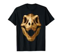 Tête de Mort géométrique Dinosaure polygone Low Poly T-Rex T-Shirt