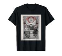 Tête de Mort Gothique Dark Academia Memento Mori Occulte T-Shirt