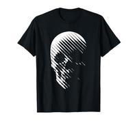 Tête de mort illusion d'optique 3D | minimalisme | la danse macabre T-Shirt