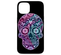 Tête de mort mexicaine Jour de nos morts Dias Dos Muertos Halloween Coque pour iPhone 13