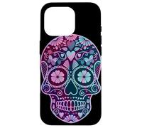 Tête de Mort Mexicaine Jour de nos Morts Dias Dos Muertos Halloween Coque pour iPhone 16 Pro