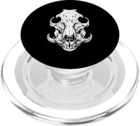 Tête de Mort pour Chasse de Porc Sauvage PopSockets PopGrip pour MagSafe