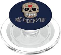 Tête de Mort pour la journée des Motards Morts Mexico PopSockets PopGrip pour MagSafe