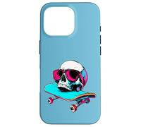 Tête de Mort pour Skateboarder/Skater tête de Mort Coque pour iPhone 16 Pro