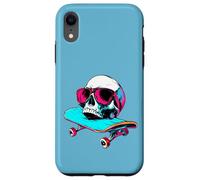 Tête de Mort pour Skateboarder/Skater tête de Mort Coque pour iPhone XR