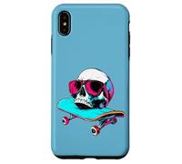 Tête de Mort pour Skateboarder/Skater tête de Mort Coque pour iPhone XS Max