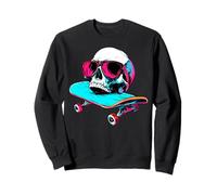 Tête de Mort pour Skateboarder/Skater tête de Mort Sweatshirt
