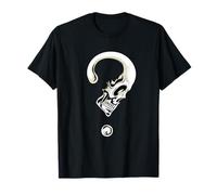 Tête de Mort Unique en Forme de Point d'interrogation T-Shirt