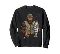 Tête De Mouton Bigfoot Pêcheur Sweatshirt