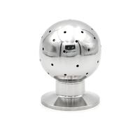 Tête de nettoyage réservoir à bille pulvérisation sanitaire en acier inoxydable SS304, diamètre extérieur 50,5 mm, 64, 1" 1,5" 2" Boule de pulvérisation en acier inoxydable(38mm x Ferrule 50.5)