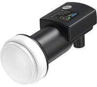 Tête de Parabole LNB Universelle à Sortie Unique avec Détecteur de Force du Signal, Tete Universelle pour Parabole, Réception HD, 4K, UHD, Full HD