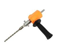 Tête de Perceuse à Percussion Rotative électrique, Outil Rotatif Léger, Perceuse à Percussion, Perceuse à Percussion électrique, Foret pour le Bricolage à Domicile (ORANGE)