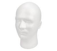 Tête De Perruque En Mousse Accessoires De Présentation Pour Coiffes | Tête Porte-Perruque Réaliste Pour Lunettes Chapeaux Salon Maison Cosplay Groupes De Théâtre Maquilleurs