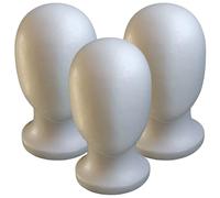Tête de perruque, tête de mannequin 3 pièces, perruque en mousse sans visage, modèle présentoir, support mannequin en mousse, outil coiffure