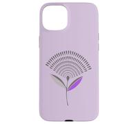 Tête de Pissenlit Moderne du Milieu du siècle en Lilas Coque pour iPhone 15 Plus