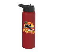 Tête de plante dansante Jack Tripper Funny Three's Company Party Stainless Steel Insulated Water Bottle