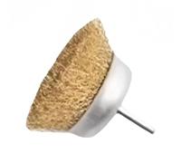 Tête de polissage for brosse métallique, brosse électrique à poils résistants, bol plat en T et type stylo for projets de bricolage(30mm)