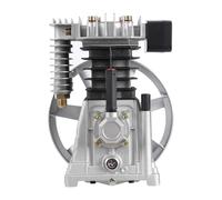 Tête de pompe à compresseur d'air, 3 HP - Tête de pompe à compresseur d'air à deux cylindres - 2200 W - Pompe de compresseur d'air en aluminium avec silencieux de filtre à air