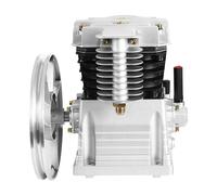 Tête de pompe à compresseur d'air à compresseur, tête de pompe à compresseur d'air à deux cylindres, 3HP, silencieux de filtre à air, volume d'échappement, 250 l/min, 1,0 mpa