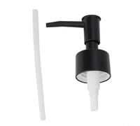 Tête de pompe à lotion 28/400 fils pour distributeurs de savon et de lotion, design anti-fuite, distribution facile pour gel douche et crème (noir mat)