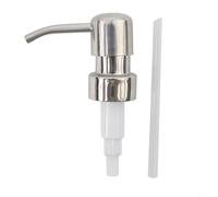 Tête de pompe à lotion et savon avec design poussoir en acier inoxydable, comprend un joint souple pour éviter les fuites, convient pour filetage standard 28/400 (F)
