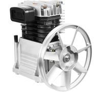 Tête de pompe de compresseur dair bicylindre à 3 cylindres, 960 trmin, lubrifiée à lhuile avec silencieux et courroie, le transport de gaz et la réfrigération.