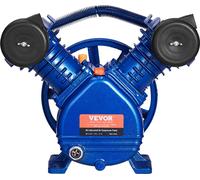 Tête de pompe de compresseur d'air VEVOR, 3 CV, 6,25 CFM à 90 PSI, Tête de pompe à pistons de compresseur d'air lubrifié à deux cylindres, remplacement à un étage