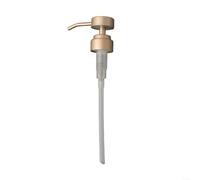 Tête de pompe de rechange pour distributeur de lotion, filetage 28/400 en acier inoxydable pour projets de bricolage - Récipients à lotion et savon, matériau 304 (doré)