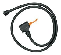 SKS Germany Tuyau de Pompe à vélo avec tête MV Easy Noir 1200 mm