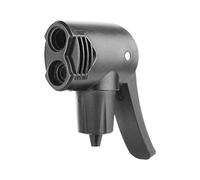 Tête de Pompe Universelle pour Pompe à air, Pompe à Pied, Pompe à vélo, Remplacement Double tête, Compatible avec Pompes Beto, Radkoo - Double Tête avec Levier de Blocage Embout de gonflage