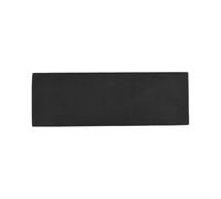 Tête de ponceuse en alliage d'aluminium pour cloison sèche avec design sans pli et angle entièrement réglable pour le ponçage des murs et du plafond - 230 x 85 x 85 mm, compatible (noir)