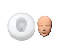 Tête De Poupée 3D, Moule Pour Visage De Bébé, Modèle De Gâteau En Silicone, Savon Fait À La Main, Argile, Plâtre, Fondant, Chocolat, Sucre, Artisanat