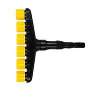 Tête de pulvérisation avec réglage des angles à 360 degrés pour une distribution uniforme de l'eau dans les parterres de fleurs et potagers, facile à installer, pulvérisation d'irrigation de jardin